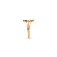Floral Gold and Diamond Ring,,hi-res 3