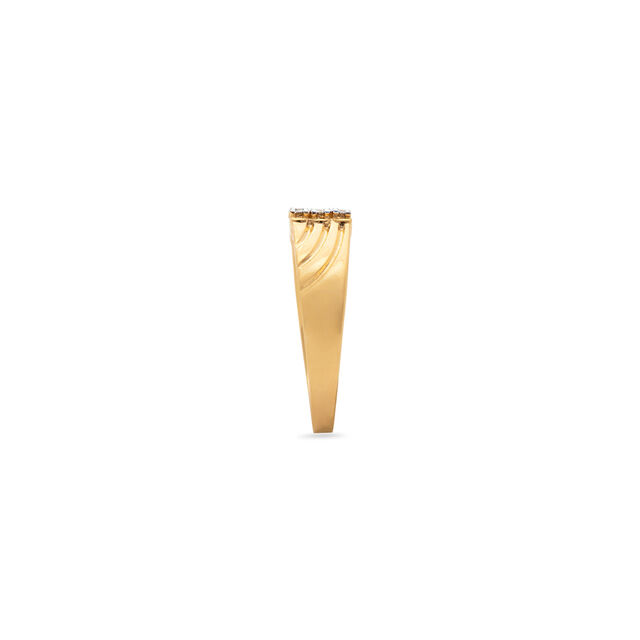 Regal Gold and Diamond Ring for Men 3