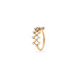 Sparkling Gold Square Diamond Ring,,hi-res 2