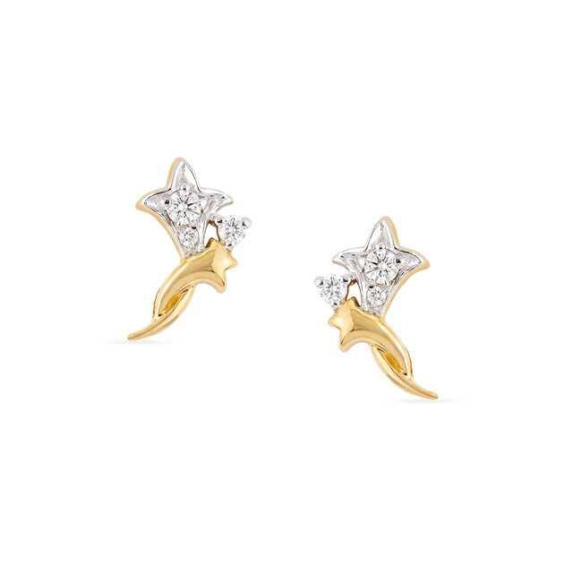 Tanishq 18KT Diamond Neckwear with Earring for Women 5