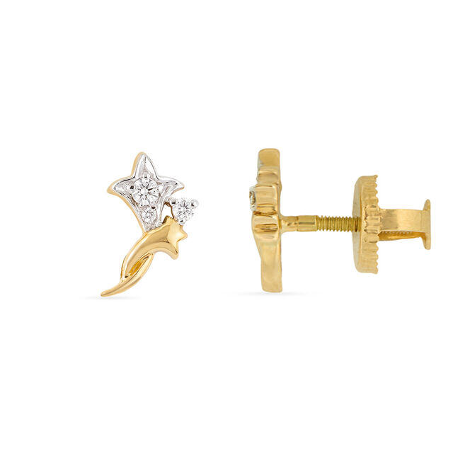 Tanishq 18KT Diamond Neckwear with Earring for Women 6