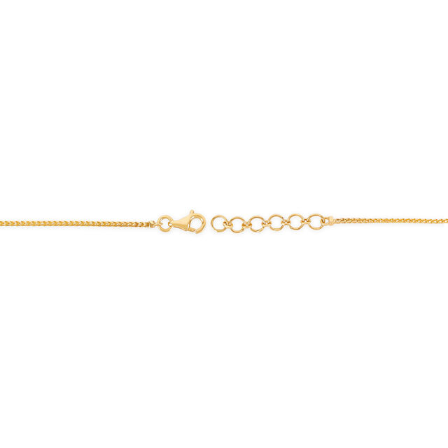 Tanishq 18 KT Flowing Diamond Gold Necklace for Women 4