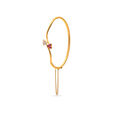 Floral Splendor Gold Diamond Bangle,,hi-res 2