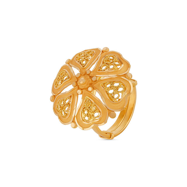 Tanishq 18KT Gold Finger Ring for Women 2