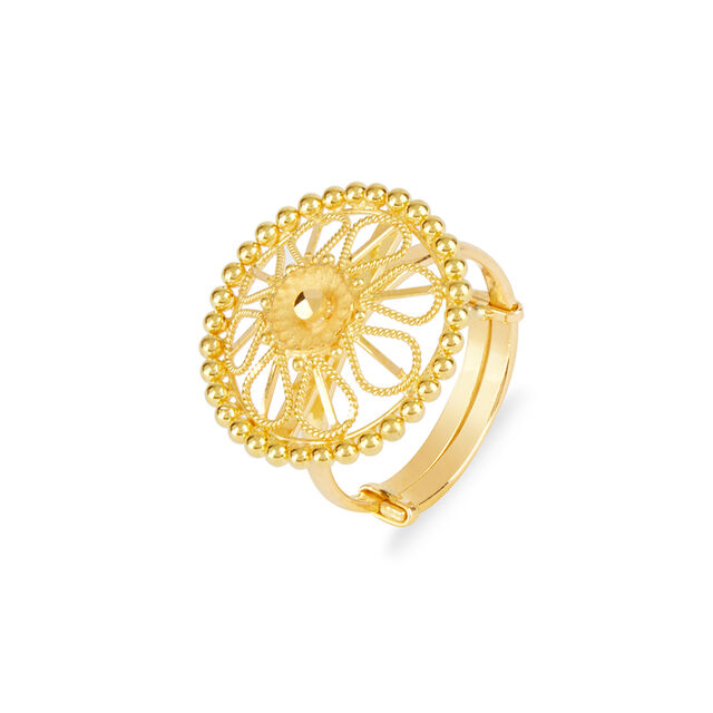Tanishq 18 Karat Gold Finger Ring for Women 3
