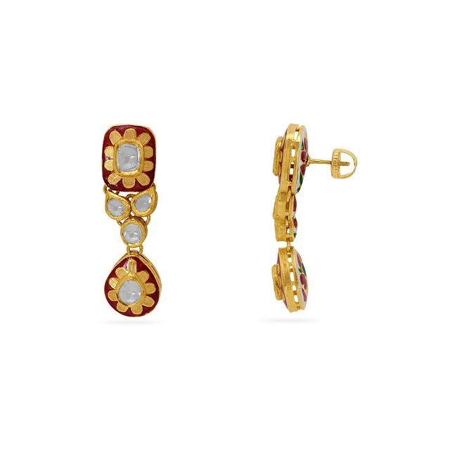 Tanishq 18KT Gold Necklace Set for Women 4