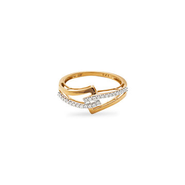 Timeless Knot Gold Diamond Ring