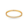 Ethereal Gold Bold Diamond Bangle,,hi-res 