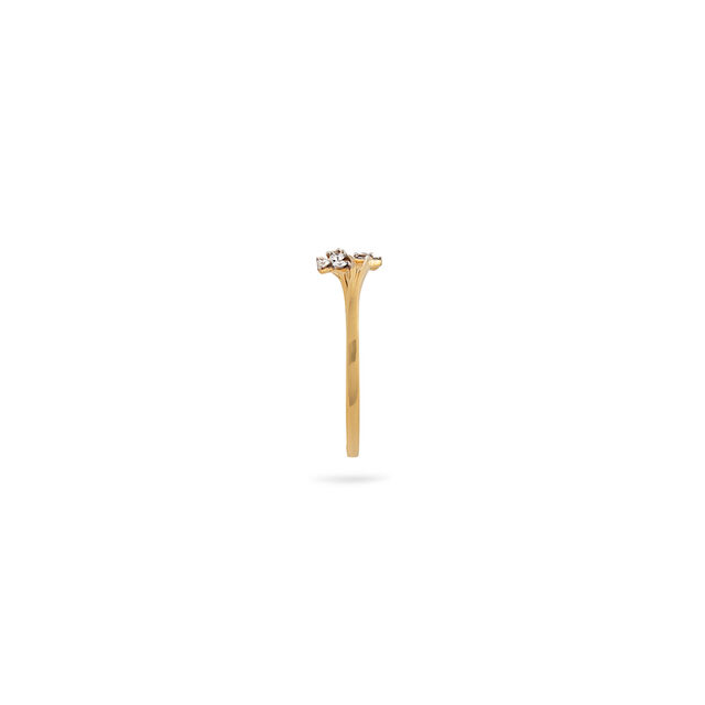 Luminous Diamond Cluster Gold Ring,,hi-res