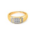 Bold Brilliance Square-Set Ring 2