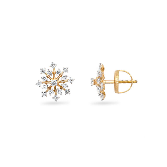 Snowflake Splendor Stud Earrings,,hi-res