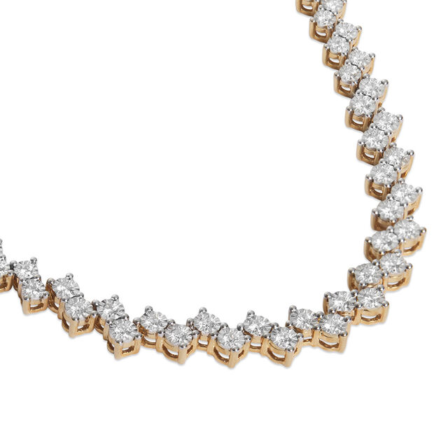 Divine Yellow Gold and Diamond Necklace Set,,hi-res 3