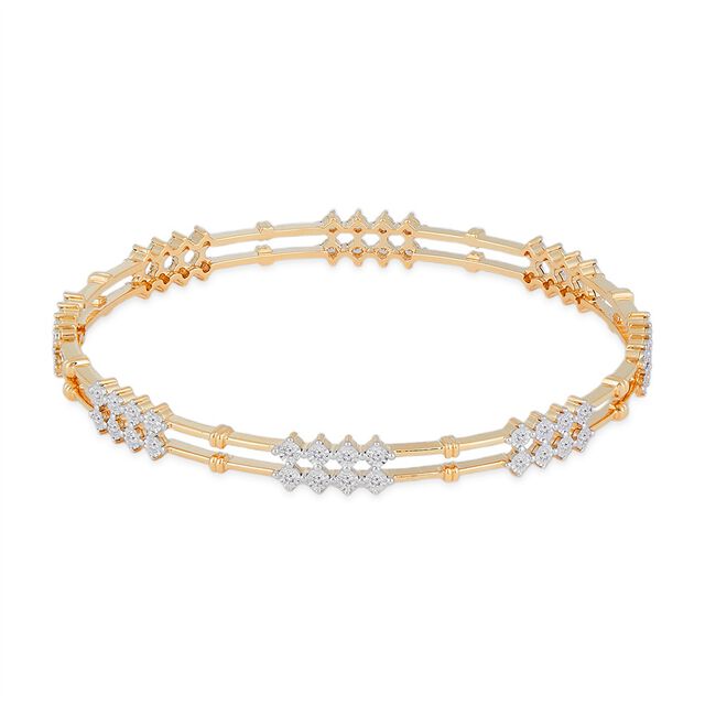 Tanishq 18KT Diamond Bangle for Women 