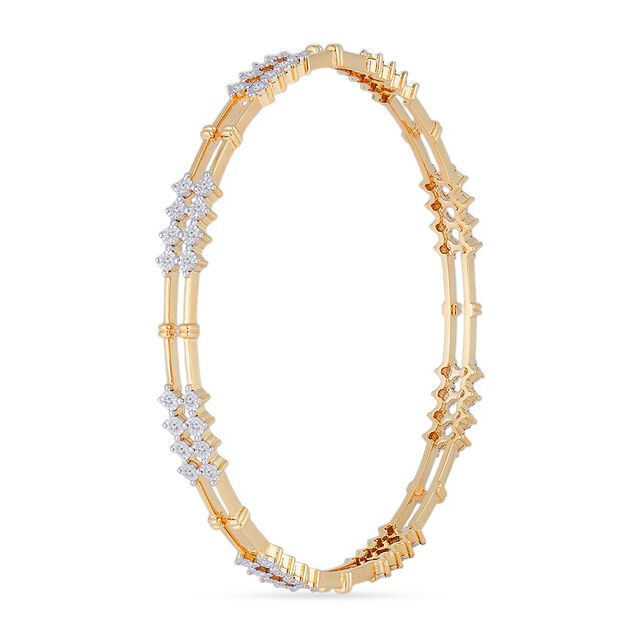 Tanishq 18KT Diamond Bangle for Women 2
