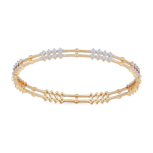 Tanishq 18KT Diamond Bangle for Women 4