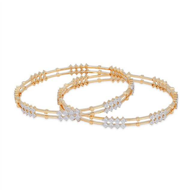 Tanishq 18KT Diamond Bangle for Women 5