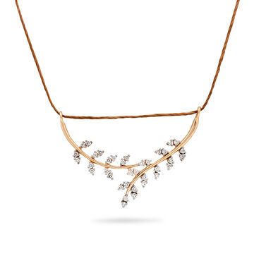 Sparkling Diamond Mangalsutra Pendant