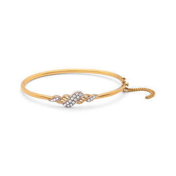 Dazzling Centerpiece Cuff Bangle