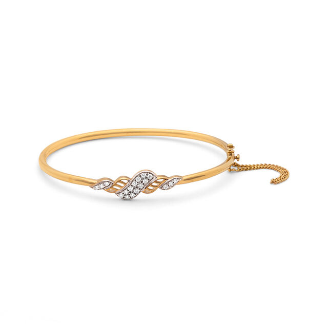 Dazzling Centerpiece Cuff Bangle,,hi-res 