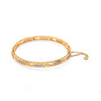 Sparkling Horizon Cuff Bangle,,hi-res 