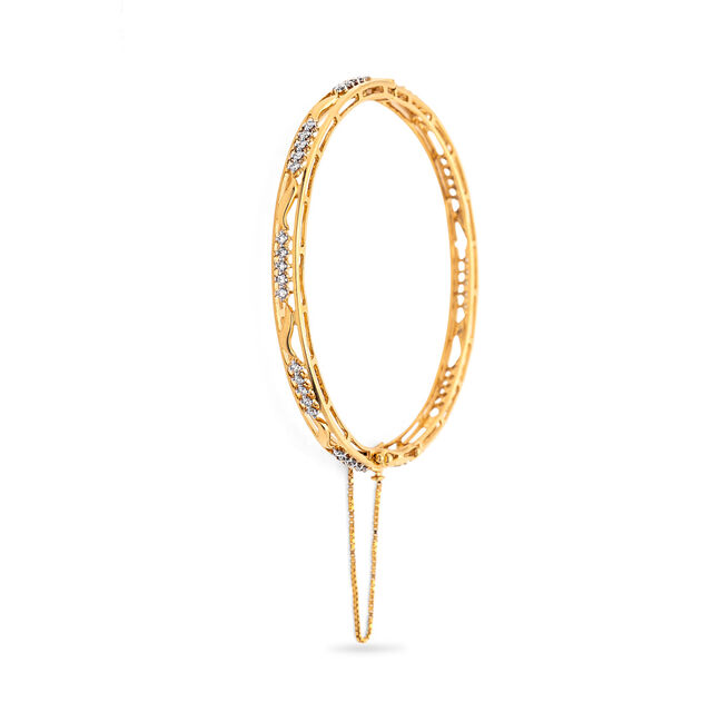 Sparkling Horizon Cuff Bangle,,hi-res 2