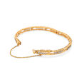 Sparkling Horizon Cuff Bangle,,hi-res 3