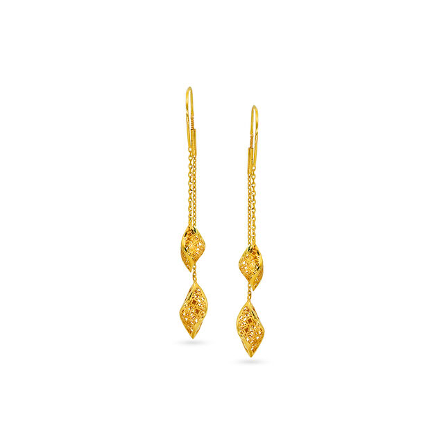 Tanishq 18KT Gold Earrings for Women 