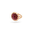 Dahlia Inspired Ruby and Gold Ring,,hi-res 2