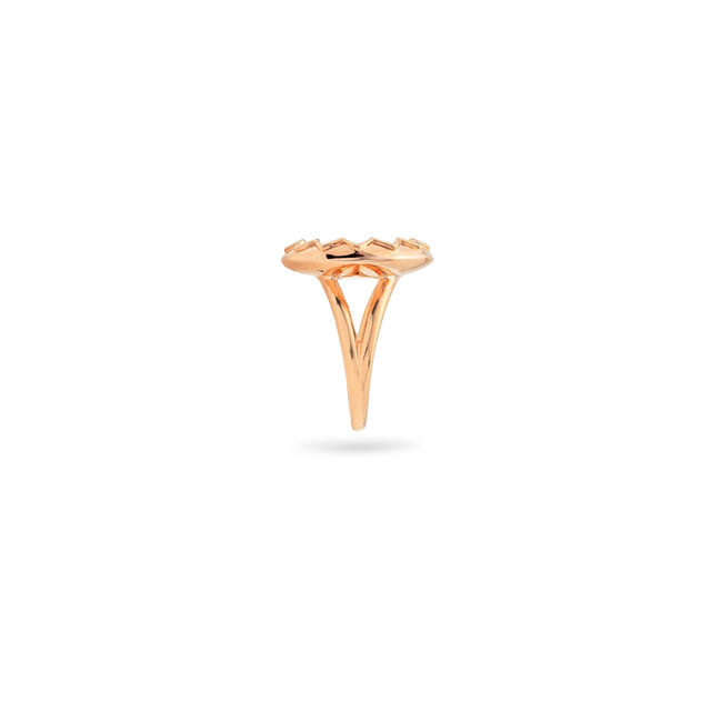 Dahlia Inspired Ruby and Gold Ring,,hi-res 3