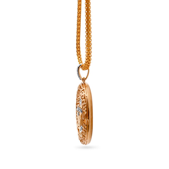 Gold and Diamond Ganesha Pendant,,hi-res 2