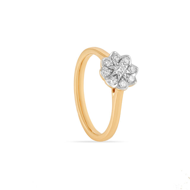 Tanishq 18KT Diamond Finger Ring for Women 4