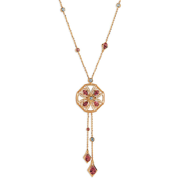 Tanishq 18KT Gold Pendant with Chain for Women 2