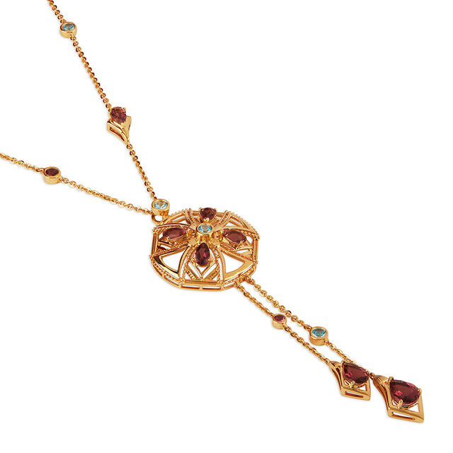 Tanishq 18KT Gold Pendant with Chain for Women 3