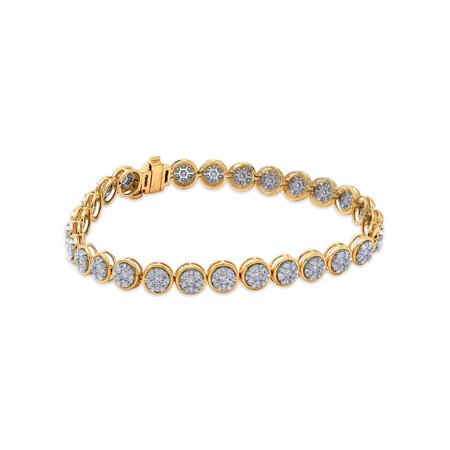 Tennis Bracelet with Sparkling Diamonds 