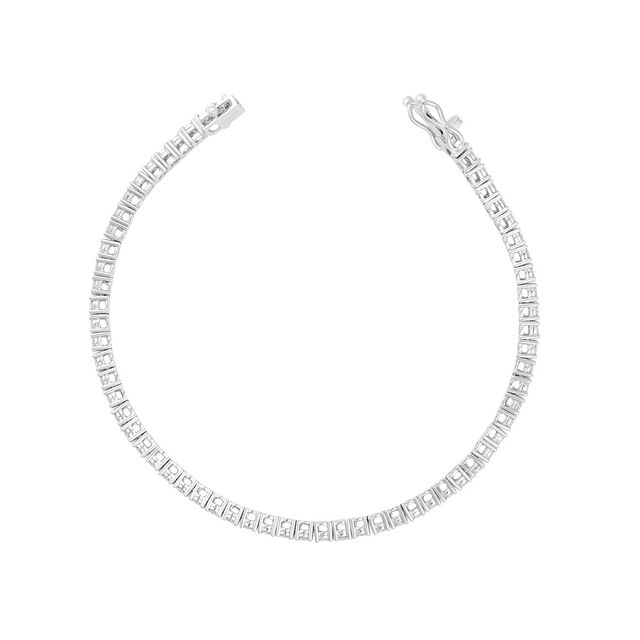 Sleek Diamond Tennis Bracelet 