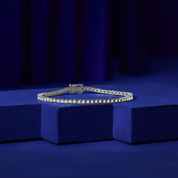 Sleek Diamond Tennis Bracelet