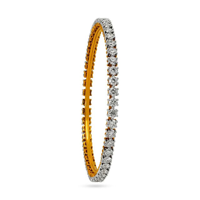 Tanishq 18KT Diamond Bangle for Women 