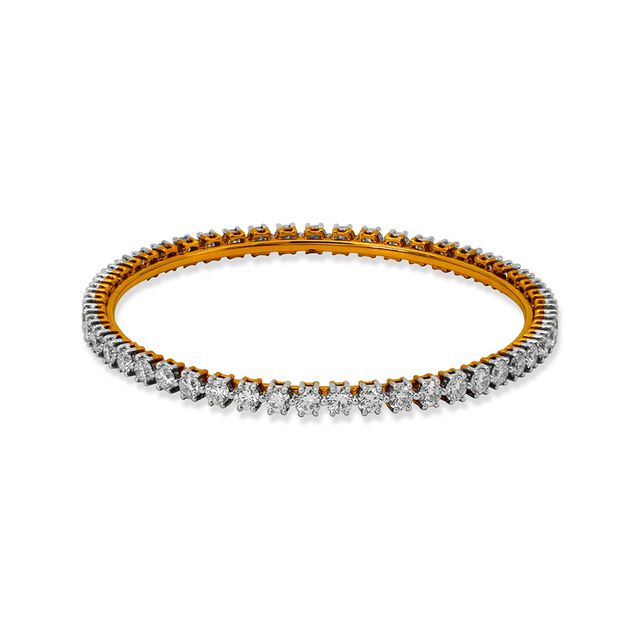 Tanishq 18KT Diamond Bangle for Women 2