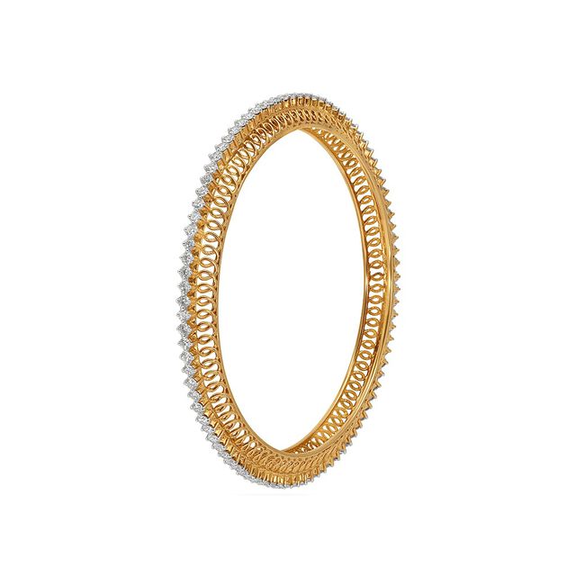 Tanishq 18KT Diamond Bangle for Women 