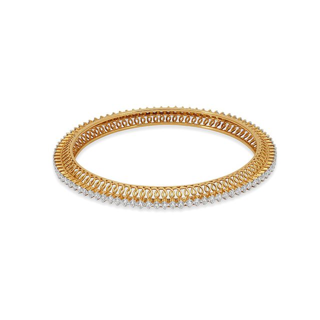 Tanishq 18KT Diamond Bangle for Women 2