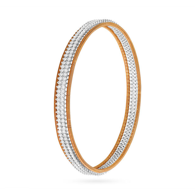Tanishq 18 Karat Diamond Bangle for Women 2