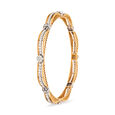 Floret Diamond and Gold Eternity Bangle,,hi-res 2