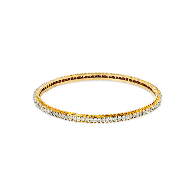 Tanishq 18 KT Diamond Bangle for Women 