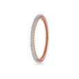 Bold Brilliance Diamond-Studded Bangle 