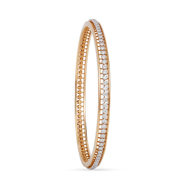Tanishq 18KT Diamond Bangle for Women 3