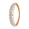 Radiant Diamond and Rose Gold Bangle,,hi-res 2