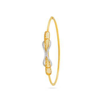 Radiant Snakeskin Infinity Bangle
