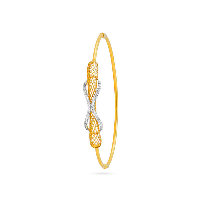 Radiant Snakeskin Infinity Bangle