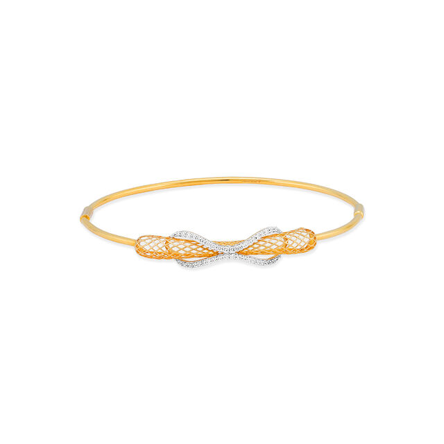 Radiant Snakeskin Infinity Bangle