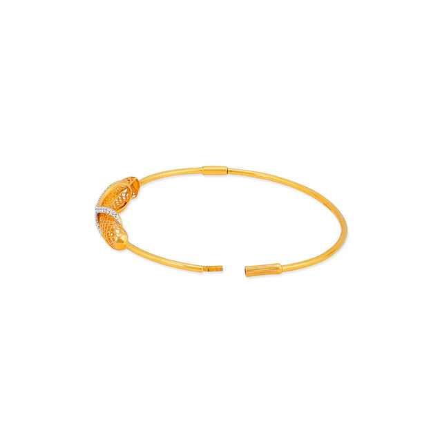 Radiant Snakeskin Infinity Bangle